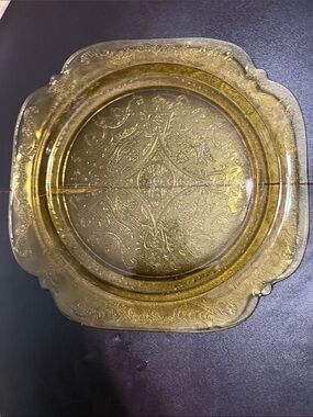Amber Decorative Glass Charger Plate - Classic Home Design